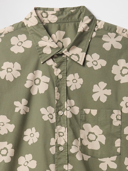 Image number 4 showing, Stretch Poplin Shirt in Standard Fit