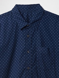 Stretch Poplin Shirt in Standard Fit