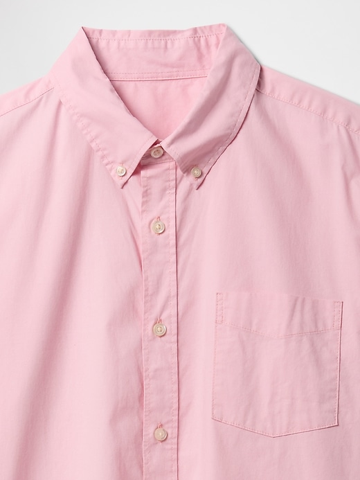 Image number 4 showing, Stretch Poplin Shirt in Standard Fit