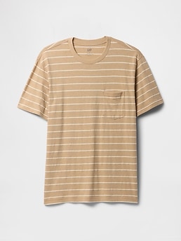 【Rest&Recreation】25HS★ STRIPE POCKET T-SHIRT Rest&Recreation】25HS☆ STRIPE POCKET T-SHIRT