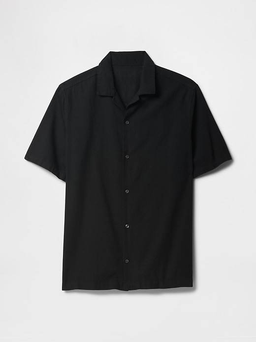 Image number 5 showing, Linen-Blend Vacay Shirt in Standard Fit