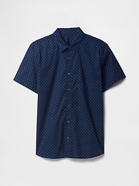 Stretch Poplin Shirt in Standard Fit