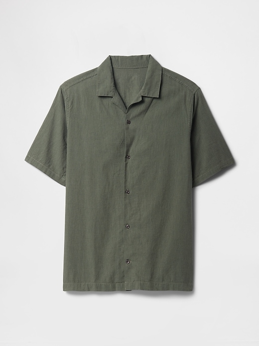Image number 5 showing, Linen-Blend Vacay Shirt in Standard Fit