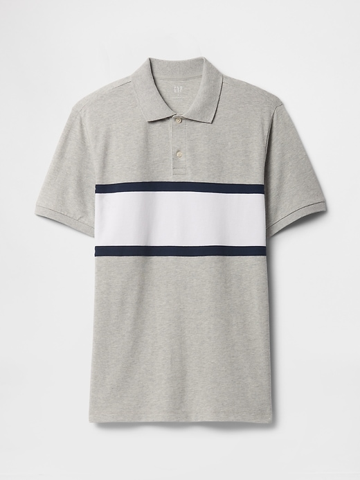 Image number 5 showing, Colorblock Stretch Pique Polo Shirt