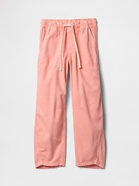 Mid Rise SuperSoft Pull-On Barrel Jeans