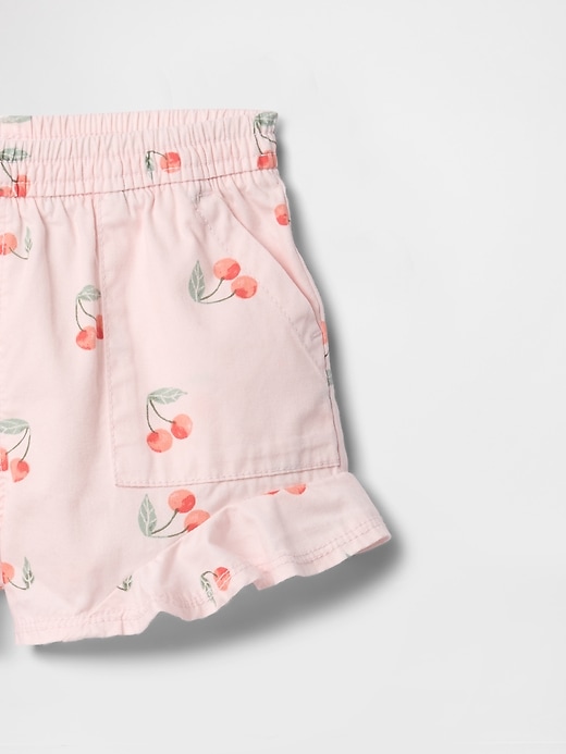Image number 3 showing, babyGap Twill Ruffle Pull-On Shorts