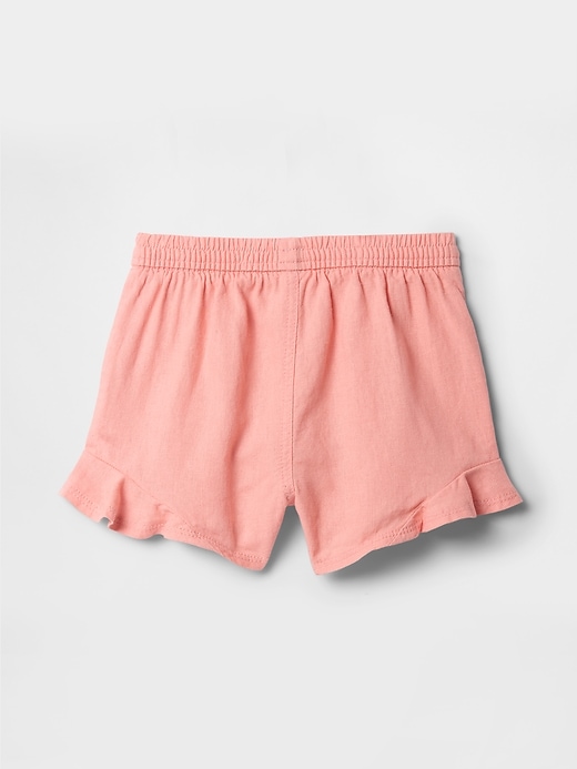 Image number 2 showing, babyGap Twill Ruffle Pull-On Shorts