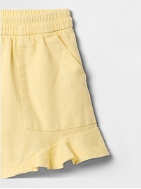 babyGap Twill Ruffle Pull-On Shorts