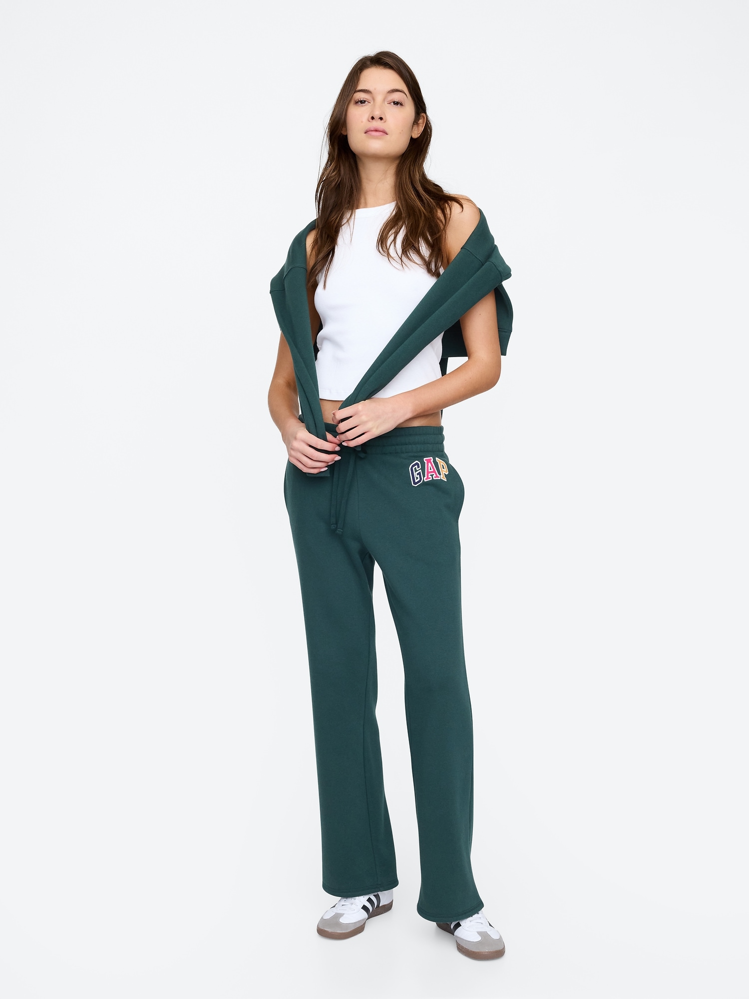 Gap Logo Straight Sweatpants Gap Factory