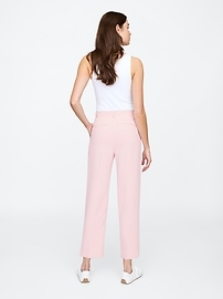 Mid Rise Easy Straight-Leg Pants