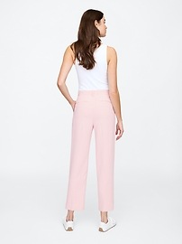 Mid Rise Easy Straight-Leg Pants