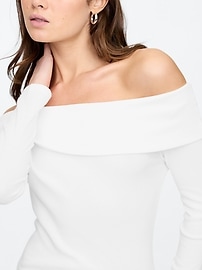 Ribbed Foldover Top