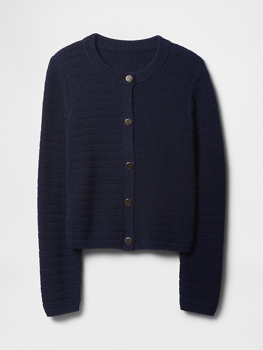 Image number 5 showing, Stripe Mixed-Stitch Cardigan