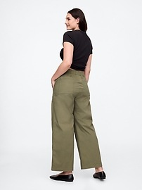High Rise Easy Wide-Leg Khakis