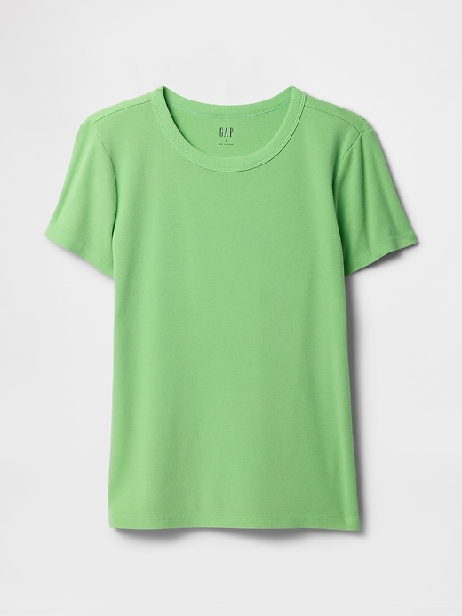 Image number 5 showing, Ribbed Crewneck T-Shirt