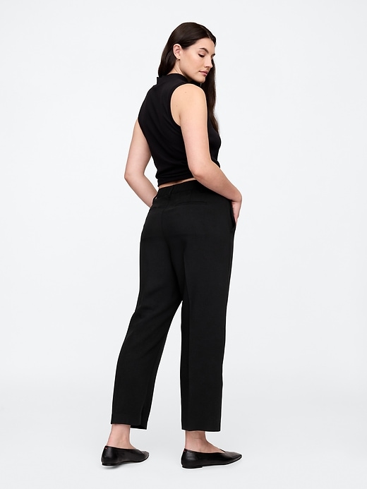 Image number 6 showing, Mid Rise Easy Straight-Leg Pants