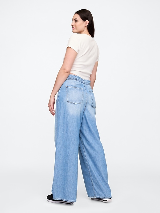 Image number 6 showing, High Rise SuperLight Pull-On Baggy Jeans