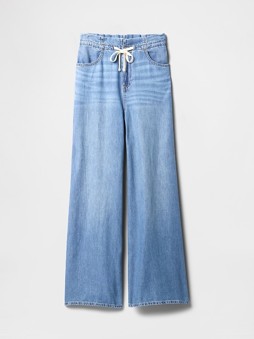 Image number 7 showing, High Rise SuperLight Pull-On Baggy Jeans