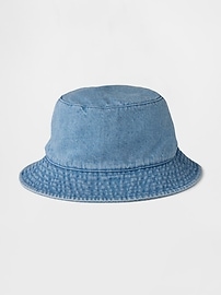 ☆送料・関税込☆UNALLOYED★STITCH DENIM BUCKET HA.T★ハット Concept One womens Blue Corduroy - S/M Bucket Hat, Blue