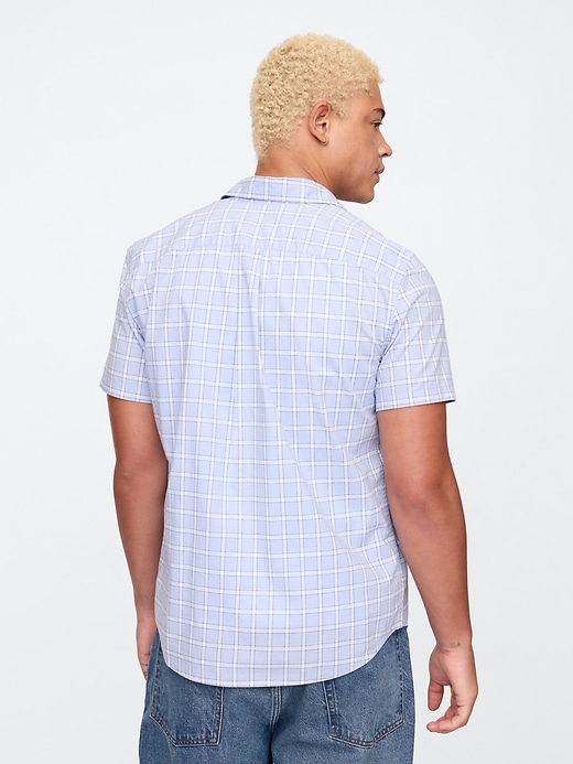 Image number 2 showing, Stretch Poplin Shirt in Standard Fit
