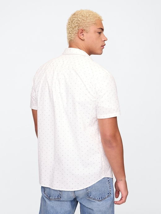 Image number 2 showing, Stretch Poplin Shirt in Standard Fit