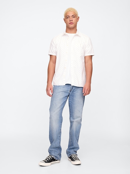 Image number 3 showing, Stretch Poplin Shirt in Standard Fit