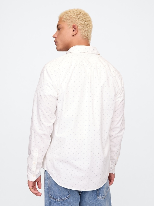 Image number 2 showing, Stretch Poplin Shirt in Standard Fit