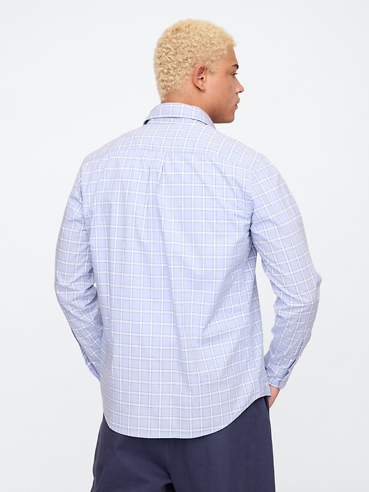 Image number 2 showing, Stretch Poplin Shirt in Standard Fit