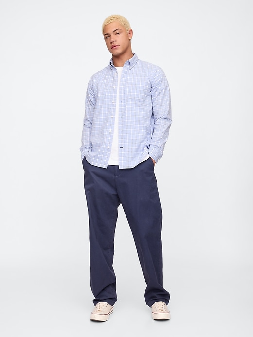 Image number 3 showing, Stretch Poplin Shirt in Standard Fit