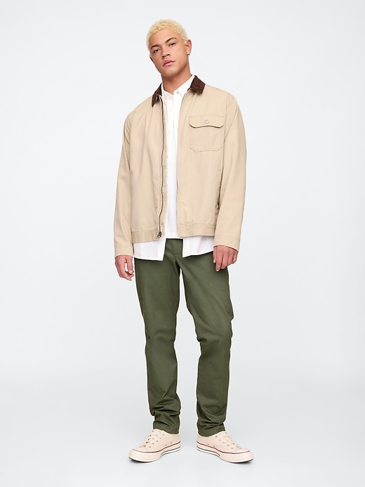 Image number 1 showing, GapFlex Essential Khakis in Slim Fit