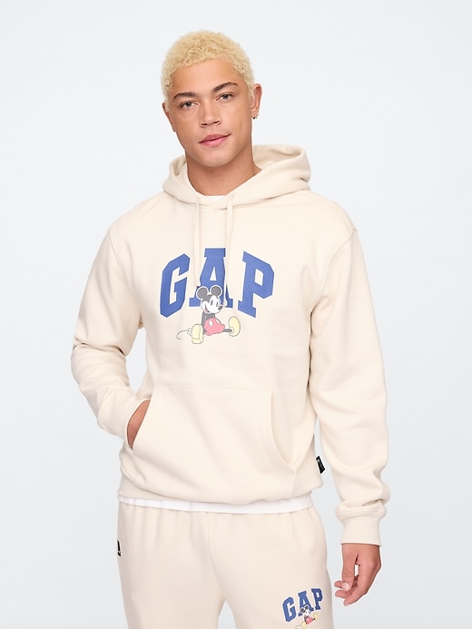 Image number 1 showing, Gap &#215 Disney Mickey Mouse Relaxed Gap Logo Hoodie