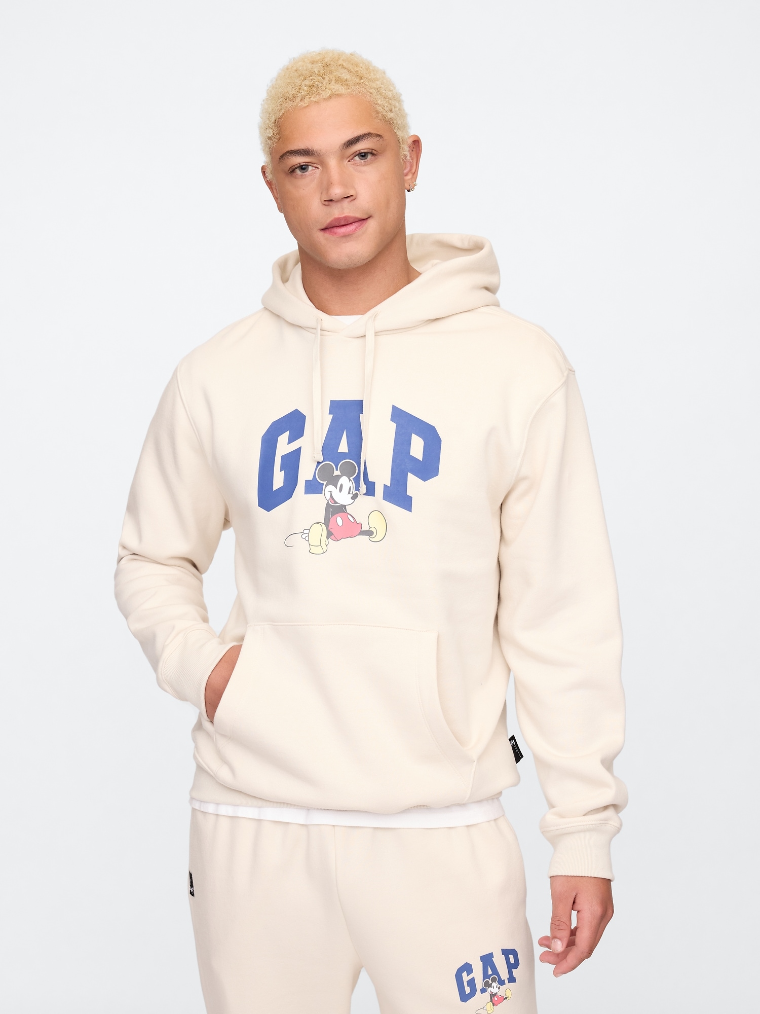 Gap × Disney Mickey Mouse Relaxed Gap Logo Hoodie