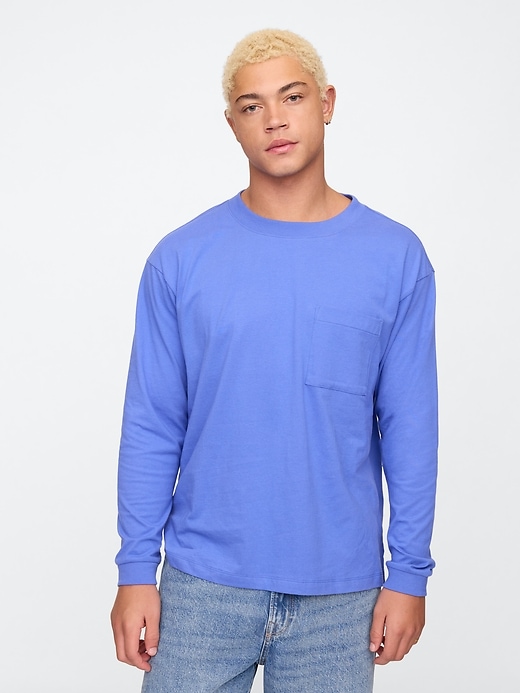 Image number 1 showing, Vintage Soft Boxy Pocket T-Shirt