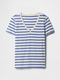 早割チケット Favorite Stripe V-Neck T-Shirt | Gap Factory トップス