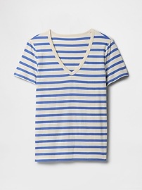 Favorite Stripe V-Neck T-Shirt