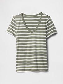 Favorite Stripe V-Neck T-Shirt