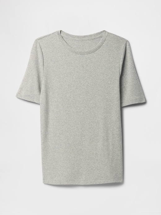 Image number 5 showing, Favorite Ribbed Crewneck T-Shirt