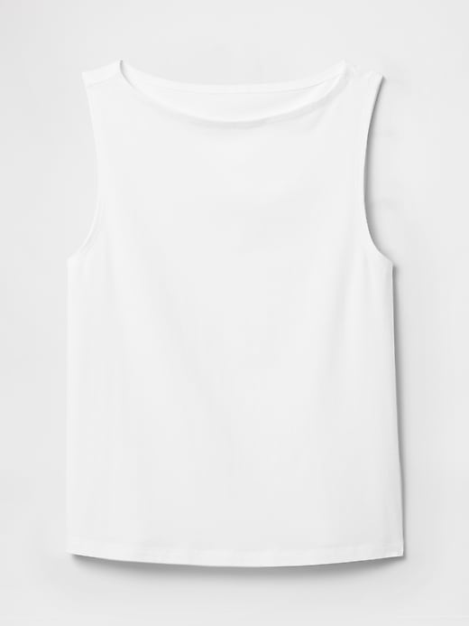 Image number 5 showing, Ribbed Boatneck Tank Top