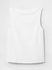 Ribbed Boatneck Tank Top