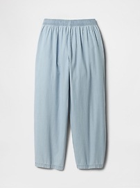 Kids High Rise Print Pull-On Barrel Pants