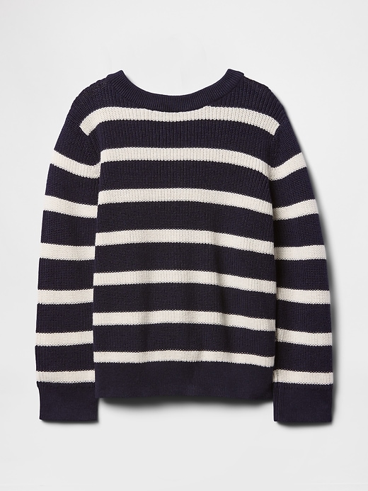 Image number 2 showing, babyGap Plaited Crewneck Sweater