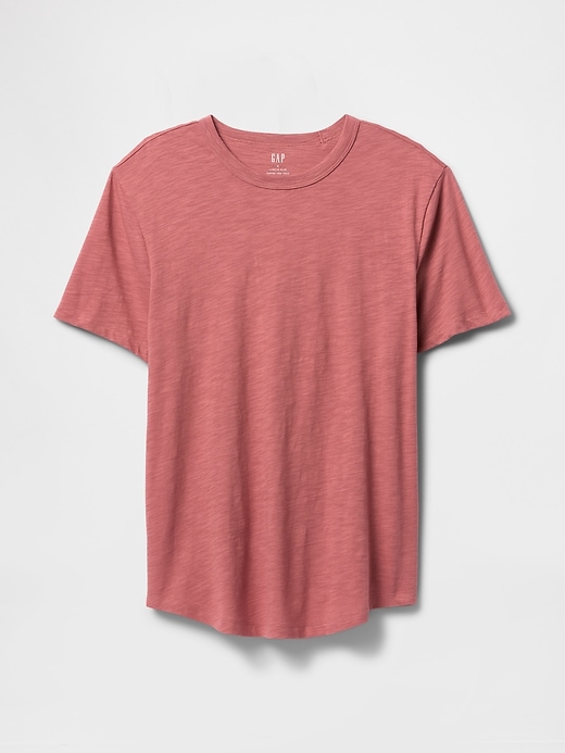 Image number 5 showing, Lived-In Curved Hem Crewneck T-Shirt