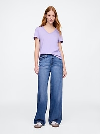 Favorite Stripe V-Neck T-Shirt