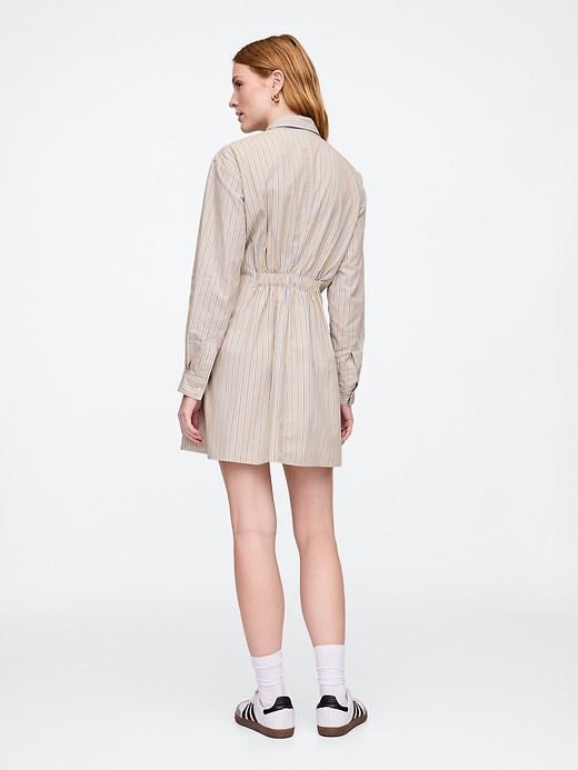 Image number 2 showing, Stripe Poplin Mini Shirtdress