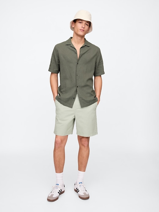 Image number 3 showing, Linen-Blend Vacay Shirt in Standard Fit