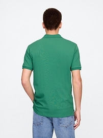 Colorblock Stretch Pique Polo Shirt