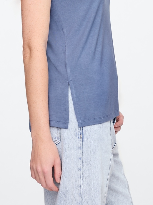Image number 4 showing, Relaxed Luxe Scoopneck Tank Top