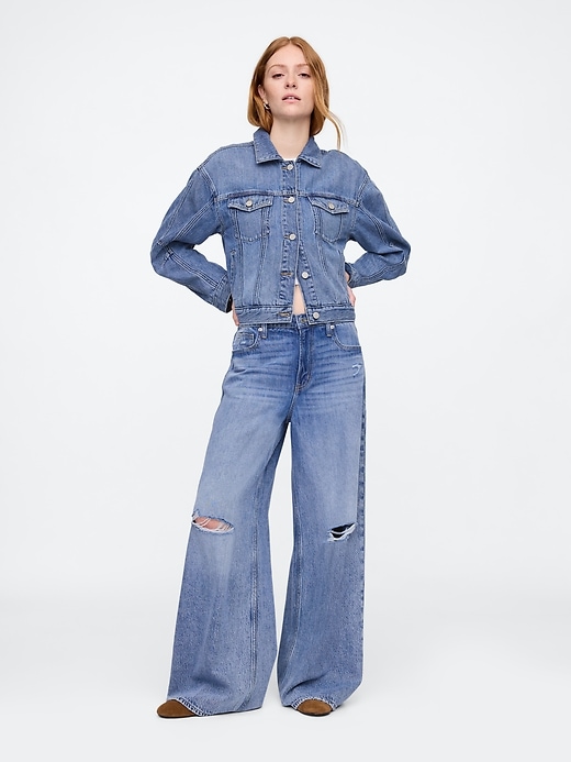Image number 3 showing, SuperSoft Barrel Sleeve Icon Denim Jacket