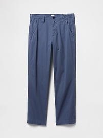 Straight Herringbone Utility Pants