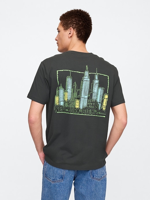 Image number 2 showing, Everyday Soft Relaxed Graphic T-Shirt
